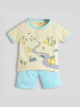 Travel Time Cotton Tee & Shorts Set