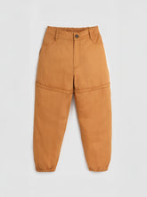 Brown Cotton Twill Pants