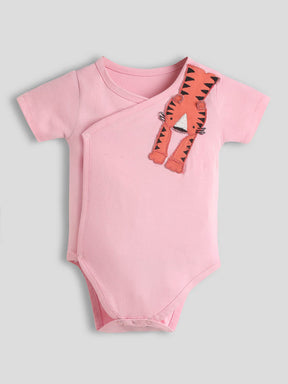 3D Tiger Wrap Style Cotton Bodysuit