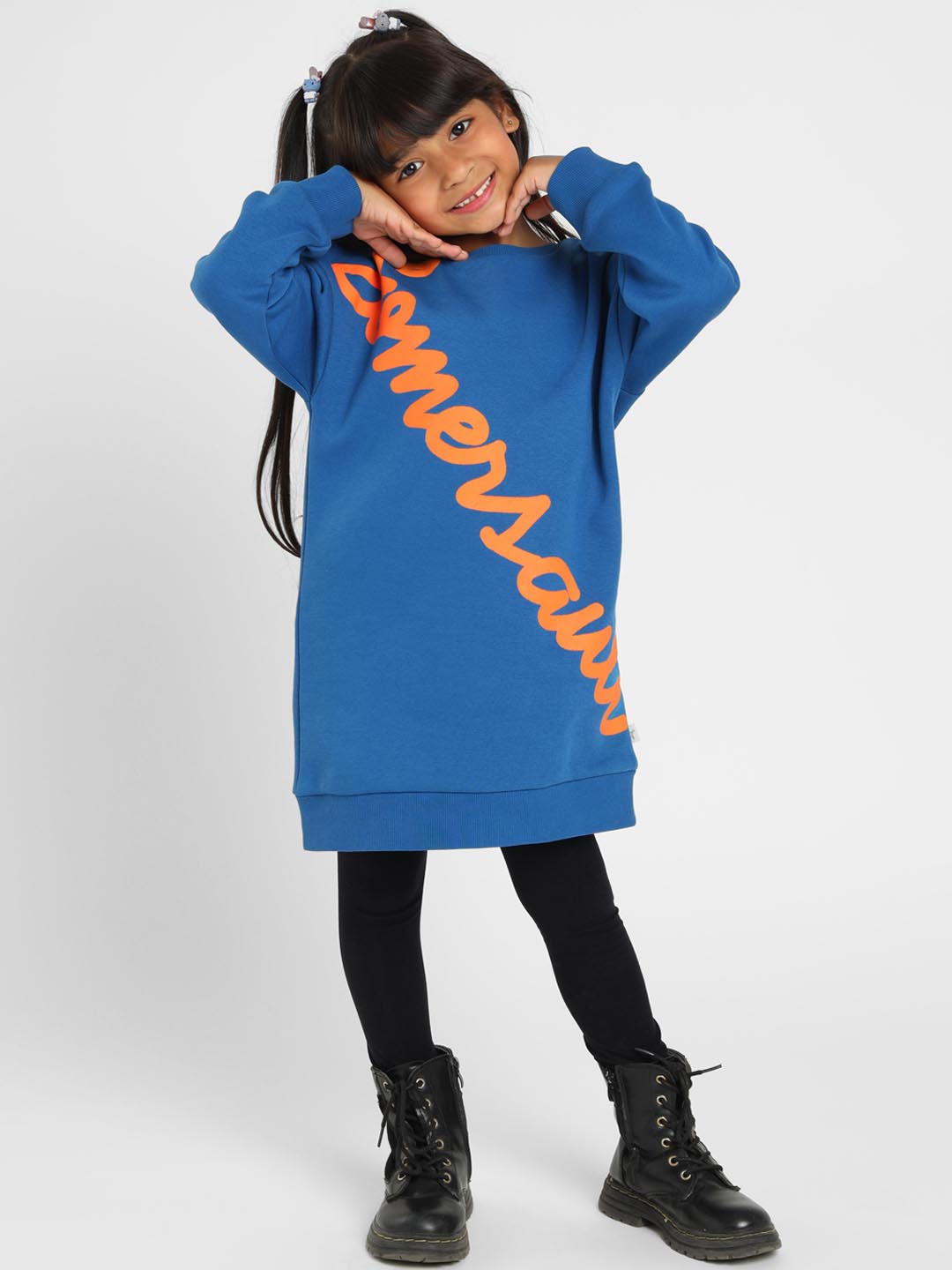 Blue Somersault Sweatshirt Dress