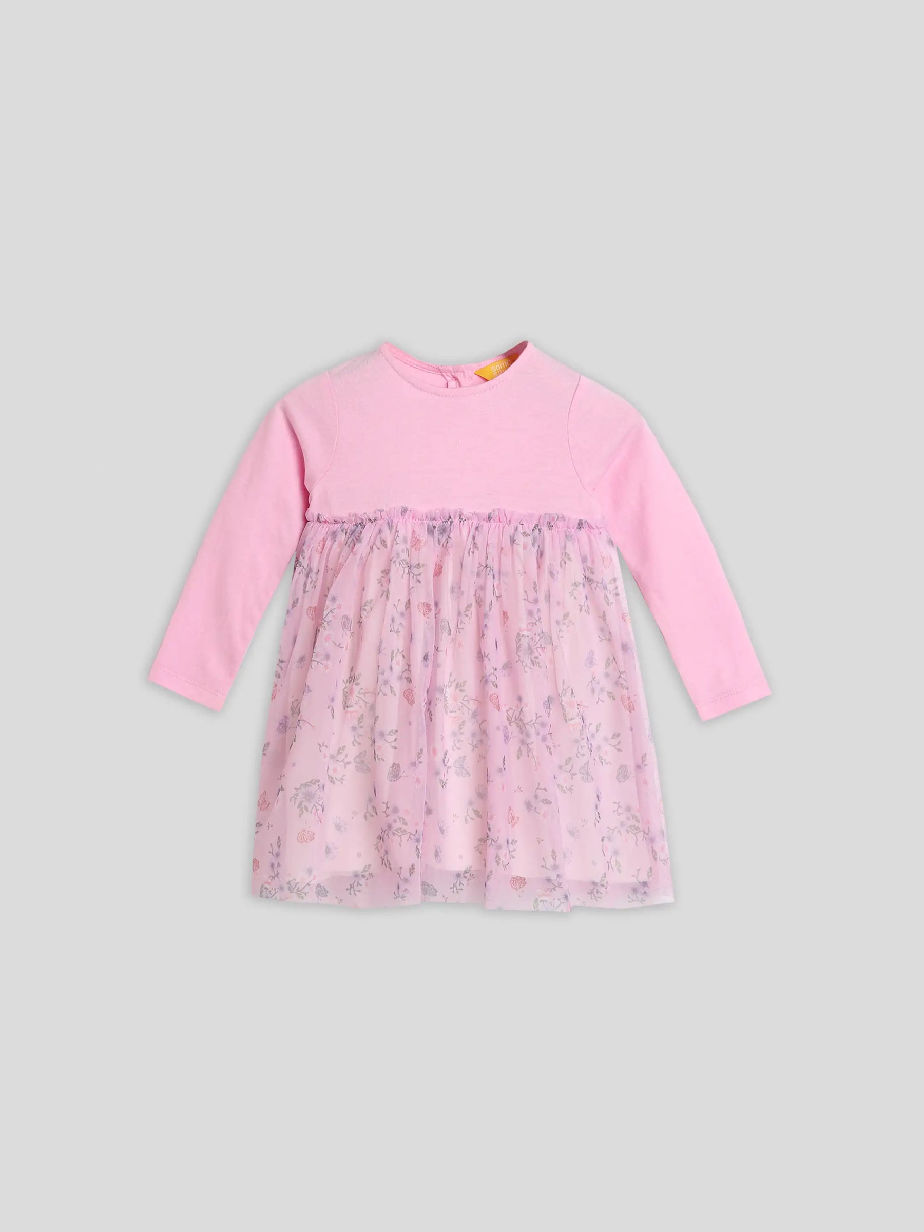 Printed Pink Tulle Dress Somersault
