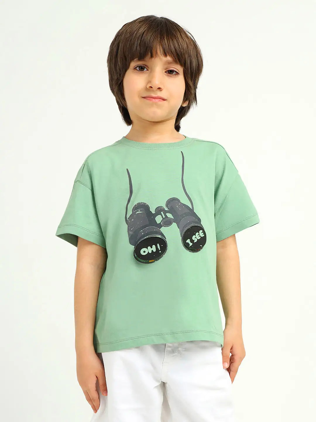 Binoculars Drop Shoulder Cotton Tee