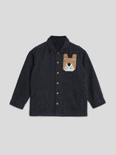 Embroidered Navy Shacket Somersault
