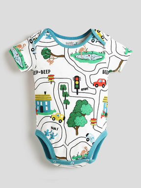 Beep Beep Cotton Bodysuit