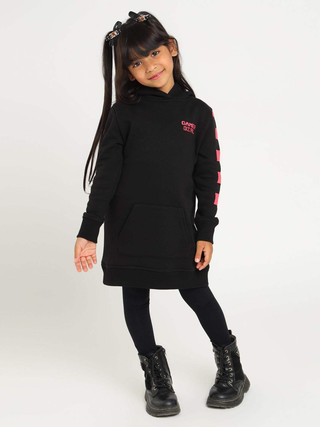 Gamer Girl Hooded Sweatshirt Dress