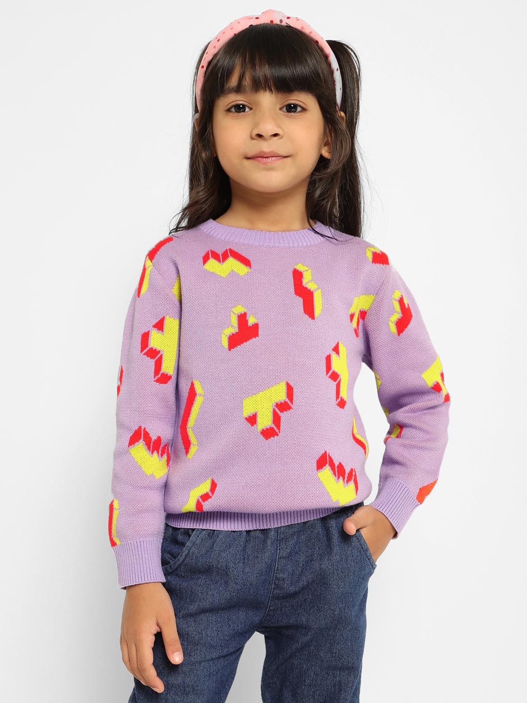 Magic Bricks Cotton Pullover Sweater