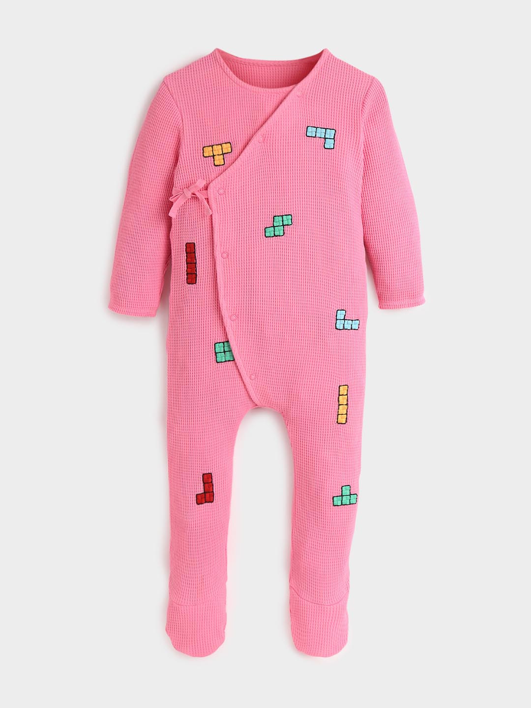 Expert Builders Wrap-Style Cotton Sleepsuit