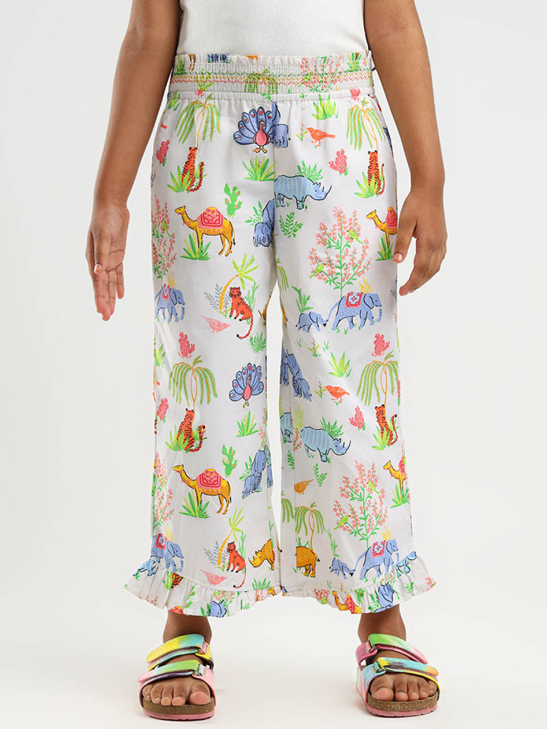 Fauna Paper bag Cotton Pants