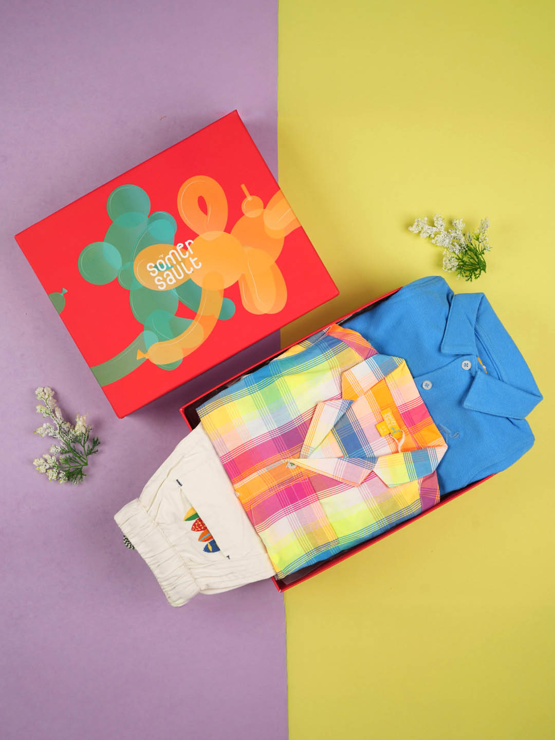 Boys Surprise Box - Pack of a Polo T-shirt & Surf Set