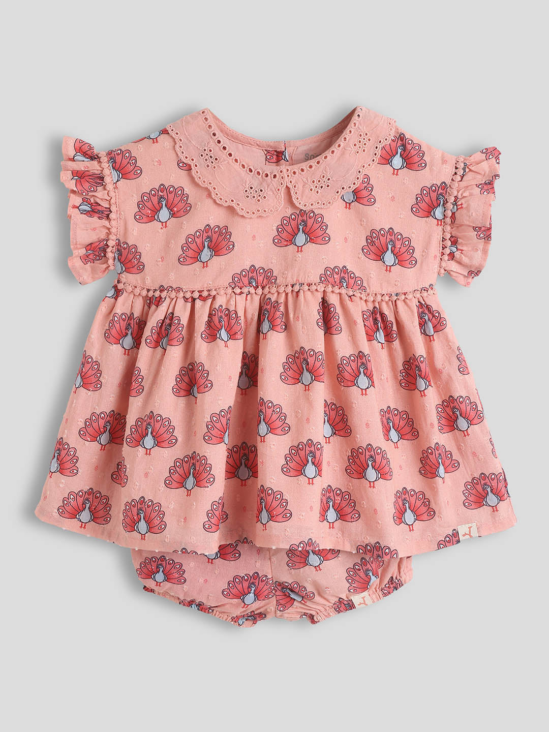 Mor Cotton A-Line Dress with Bloomers