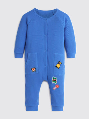 Majestic Champions Waffle Knit Cotton Sleepsuit