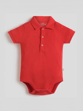 Cherry Polo Cotton Bodysuit