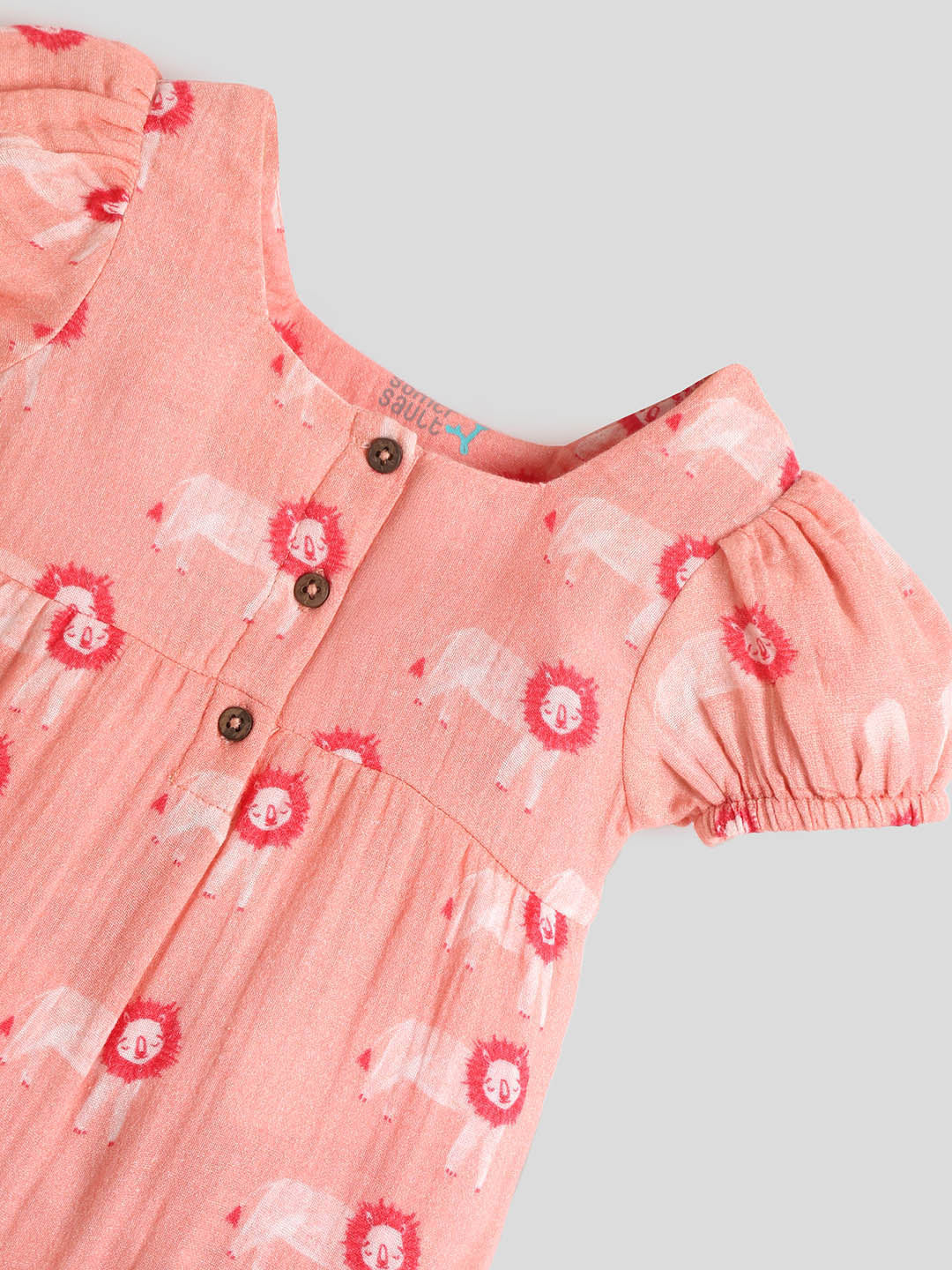 Sher Cotton Romper - Pink