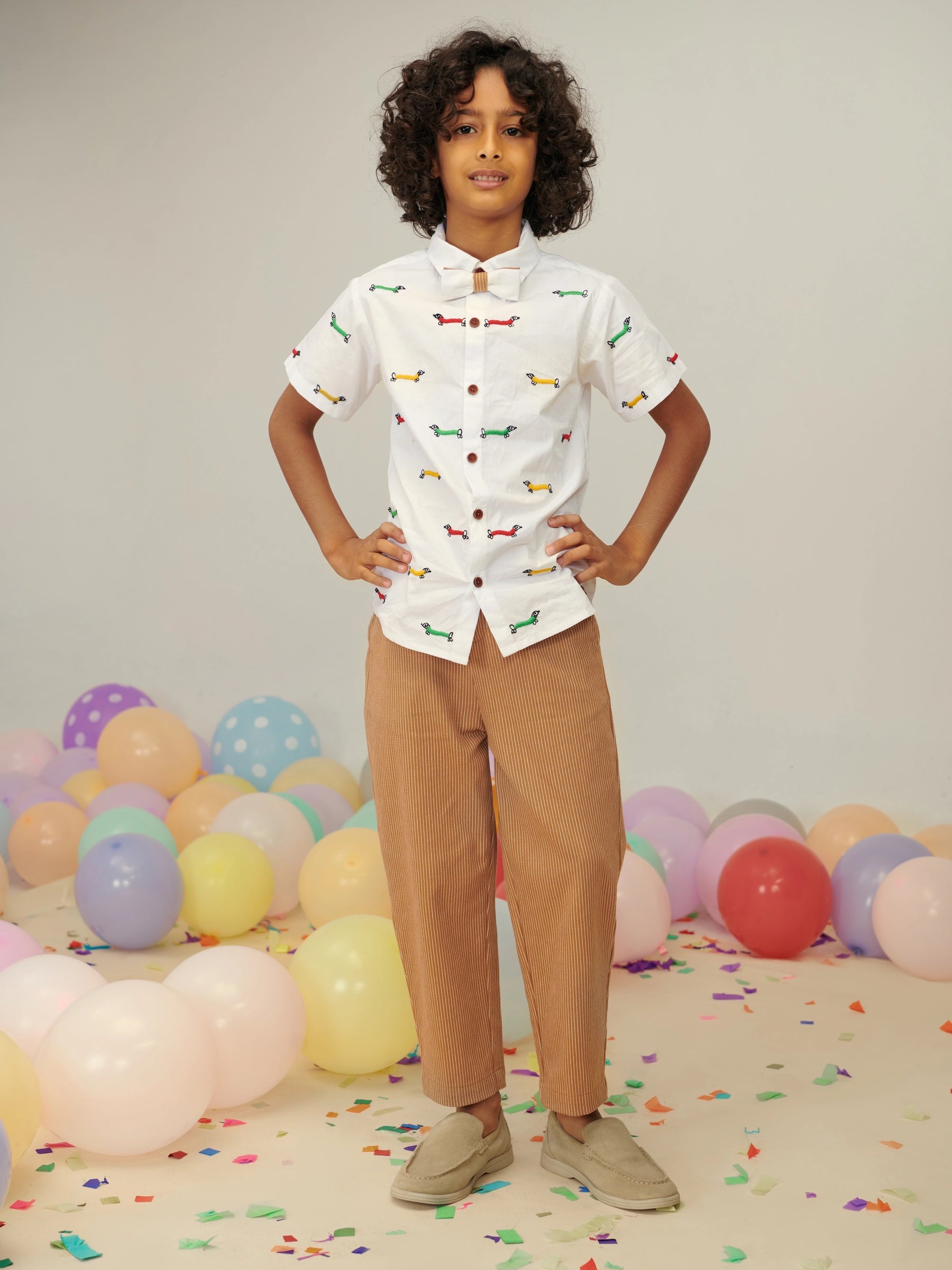 Embroidered Formal Shirt & Pants Set Somersault