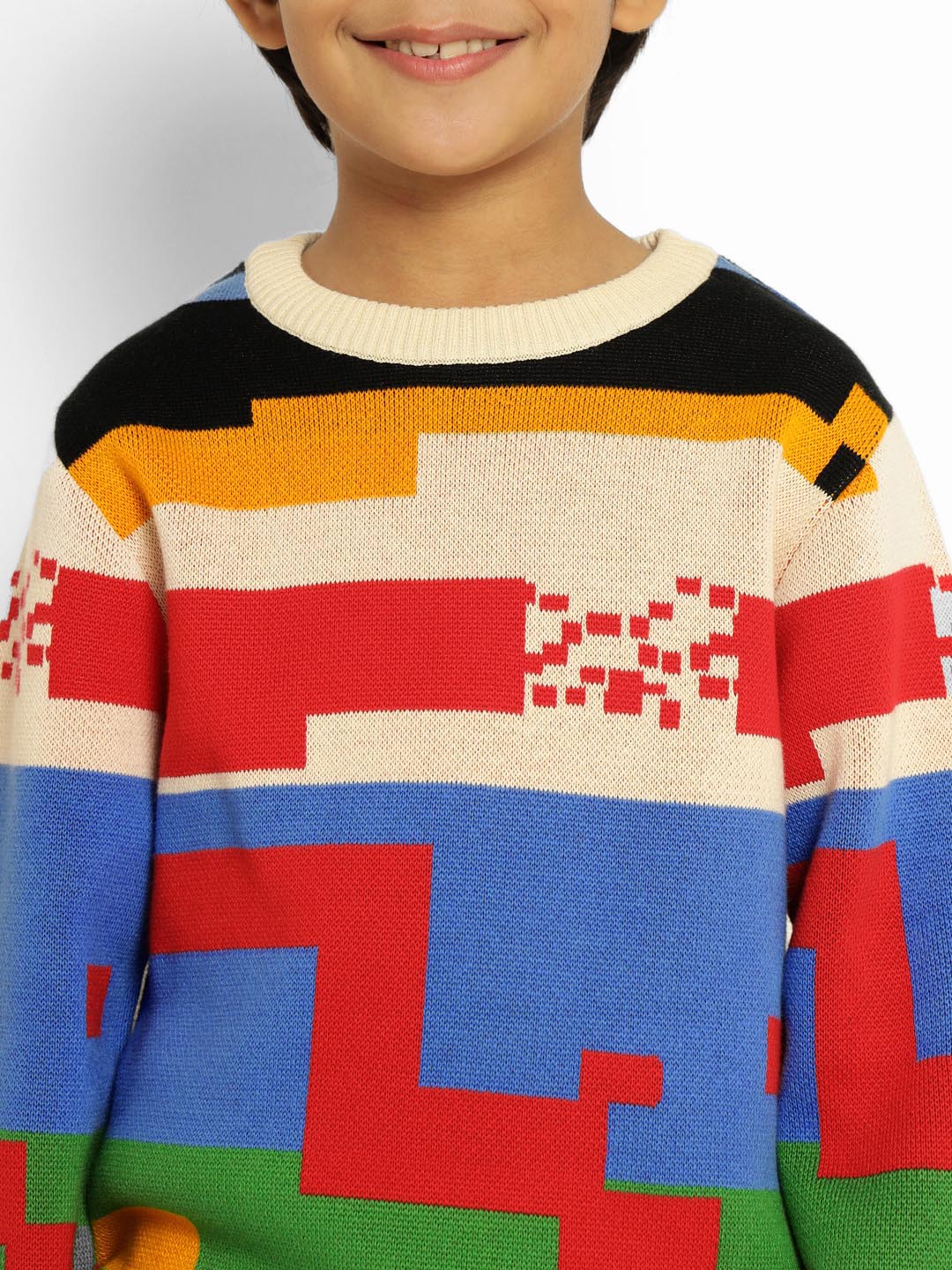 Palette Play Cotton Pullover Sweater