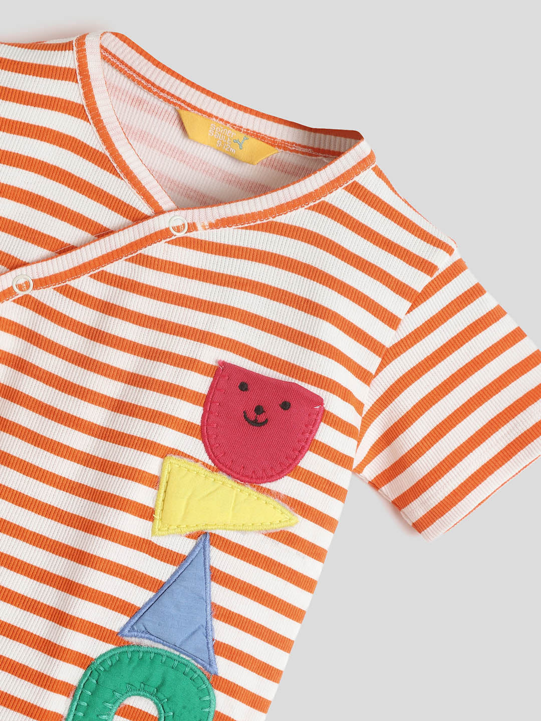 Funny Shapes Cotton Tee & Pants Set