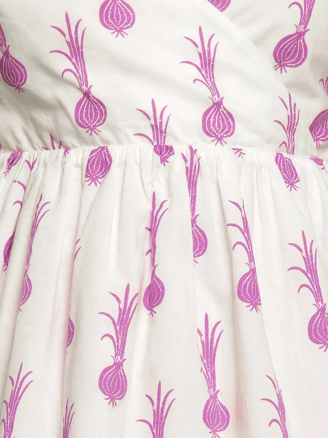 Turnip Flared Cotton Long Top & Skirt Set