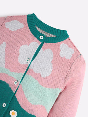 Field Day Printed Cotton Cardigan