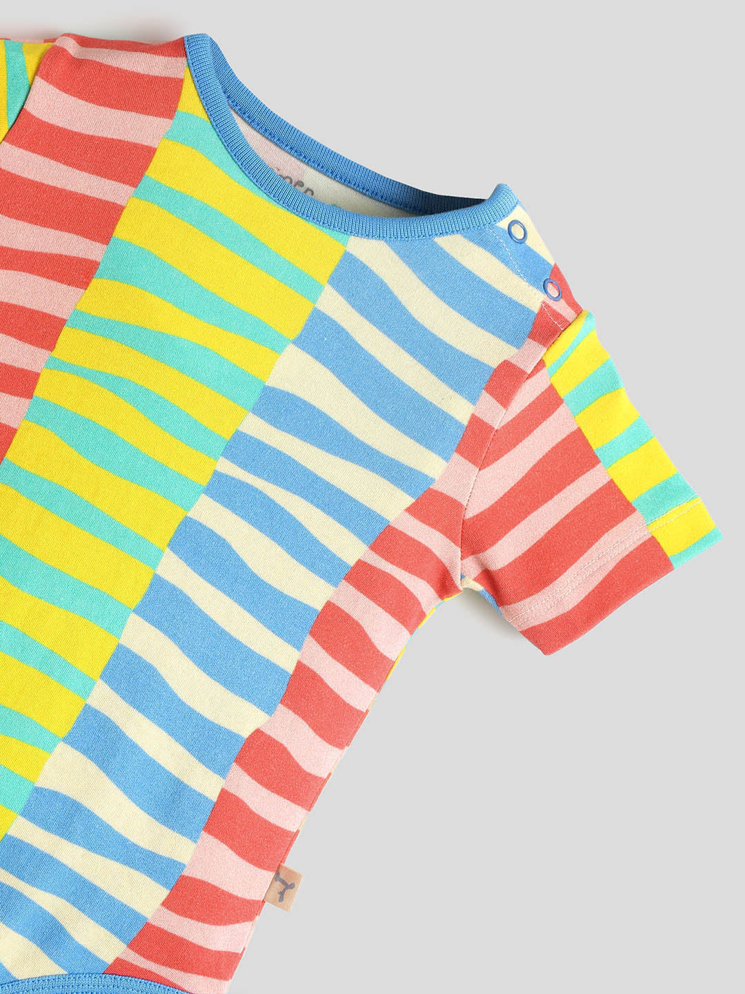 Flowline Striped Cotton Bodysuit