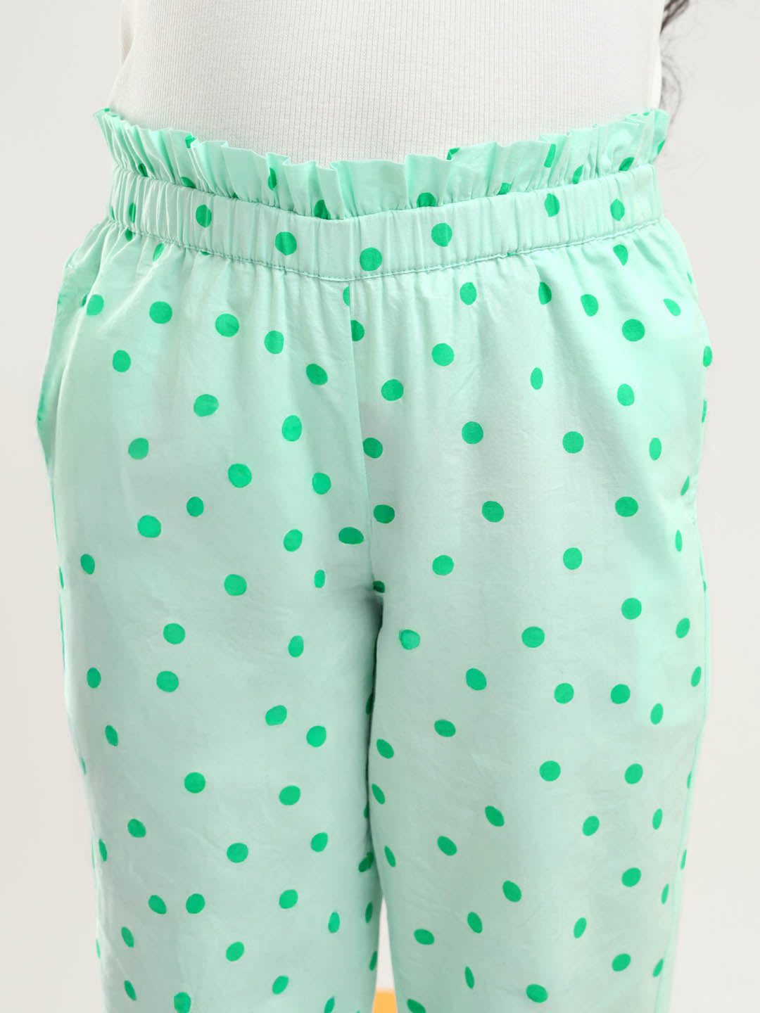 Polka Dots Cotton Trousers