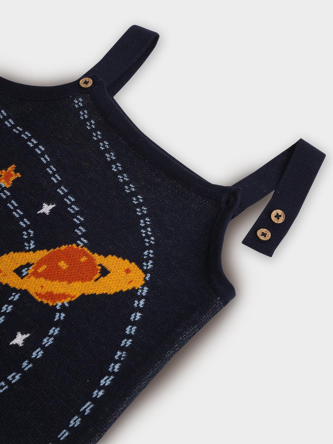 Space Explorers Cotton Dungaree with Tee