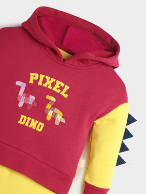 Pixel Dino Sweatshirt & Joggers Set