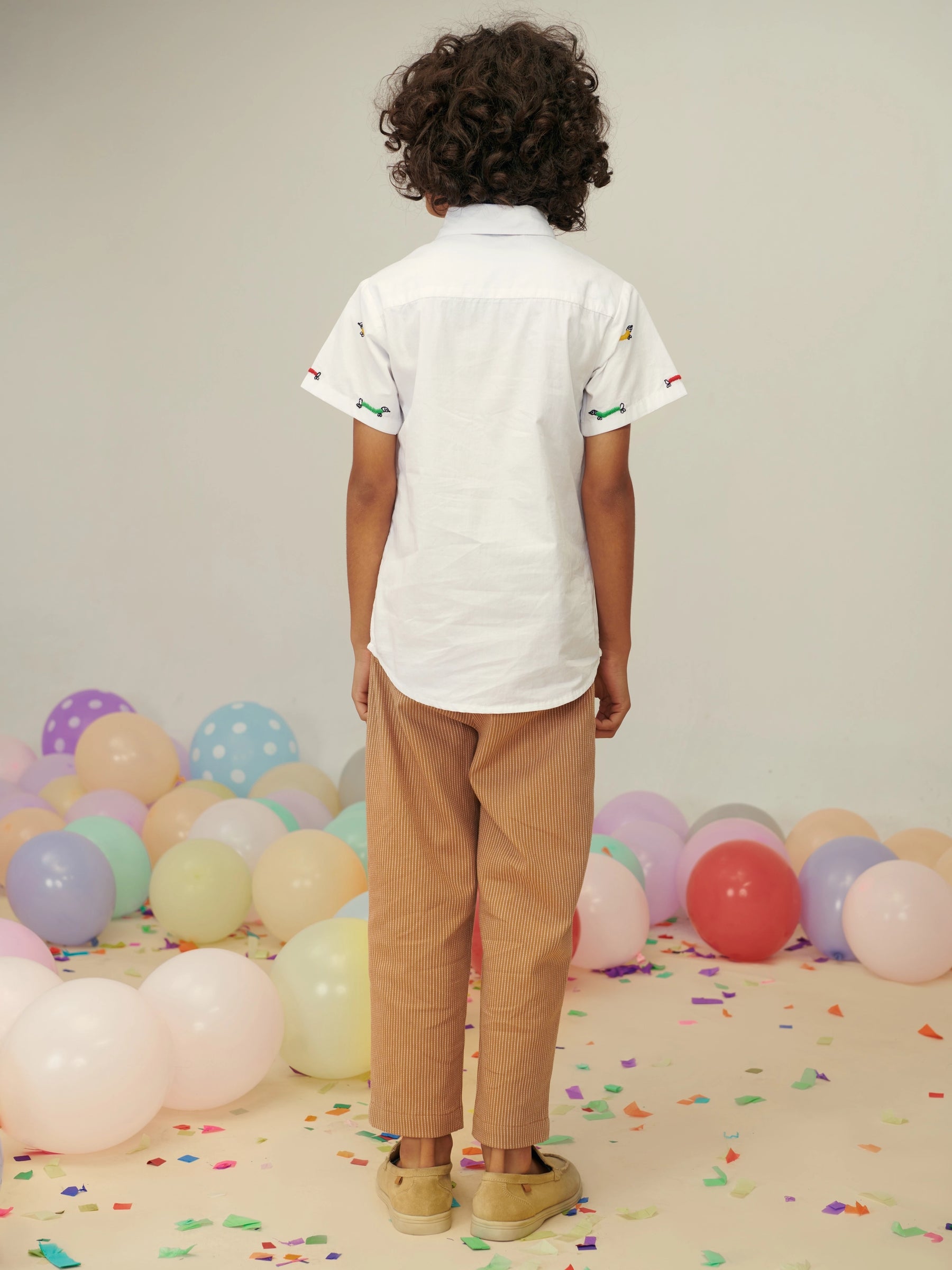 Embroidered Formal Shirt & Pants Set Somersault