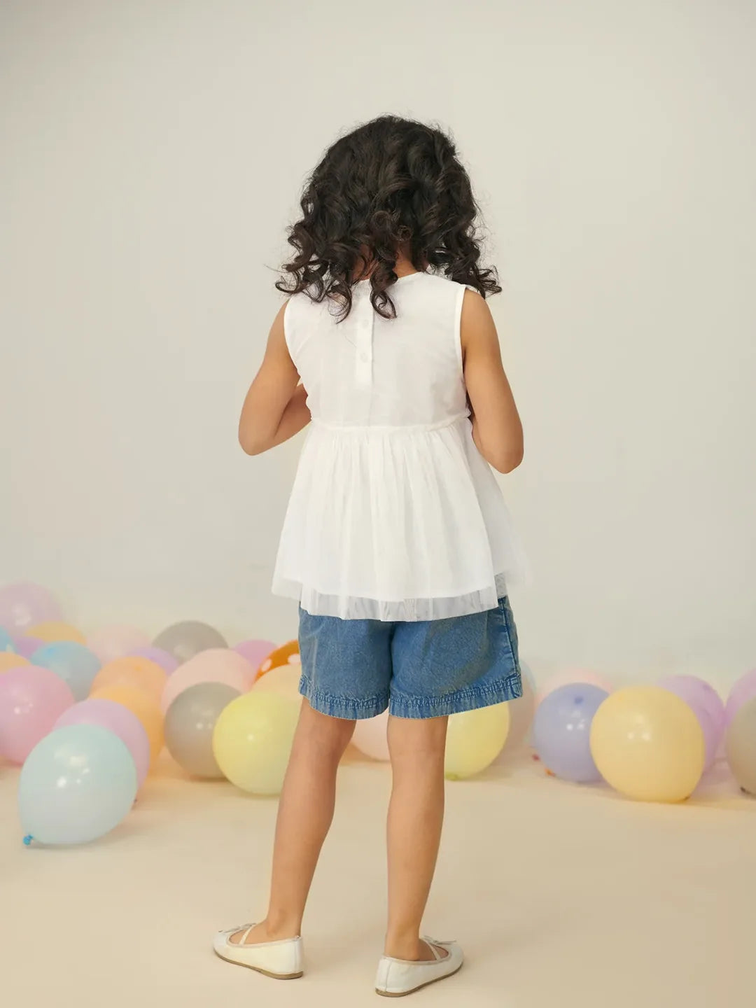 Fun Elements Tulle Top & Shorts