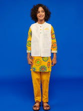 Yellow Mandana Kurta Jacket Set Somersault