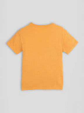 Tangerine Flap Pocket Cotton Tee