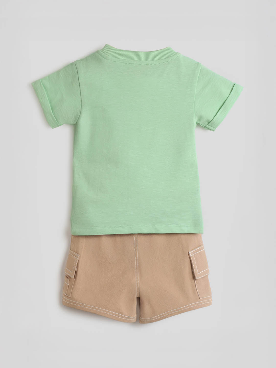 Bus Ride Cotton Tee & Shorts Set