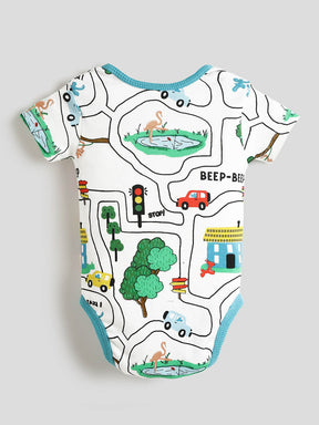 Beep Beep Cotton Bodysuit