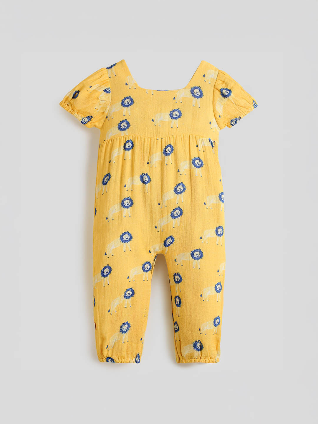 Sher Cotton Romper - Yellow