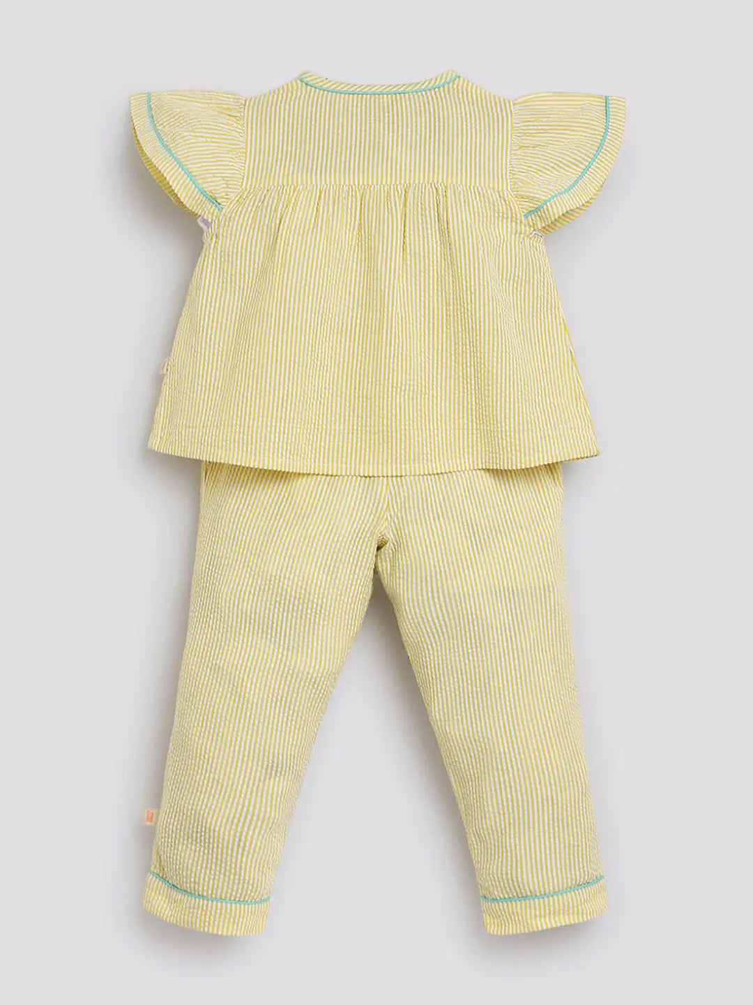 Buttercup Stripe Cotton Top & Pants Pyjama Set