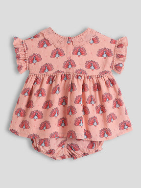 Mor Cotton A-Line Dress with Bloomers