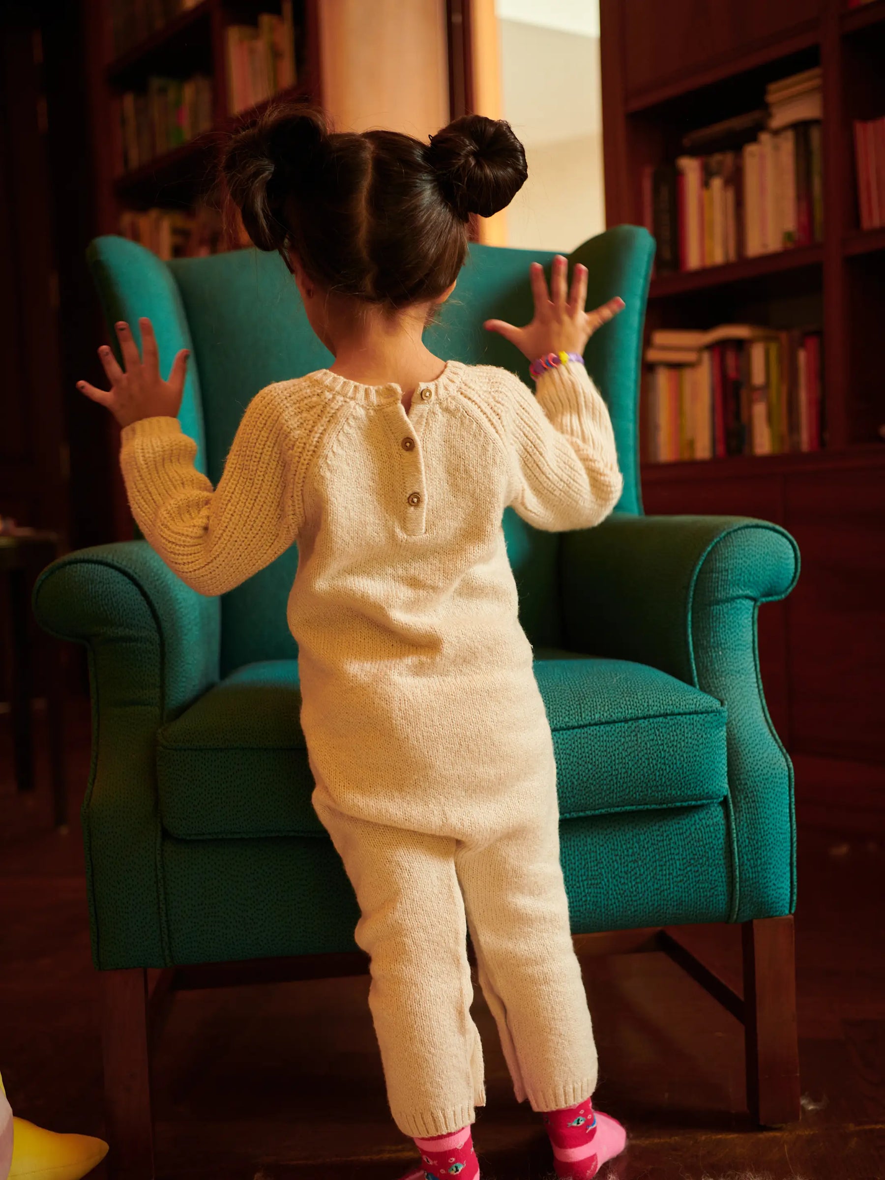 Ivory Embroidered Sweater Romper Somersault