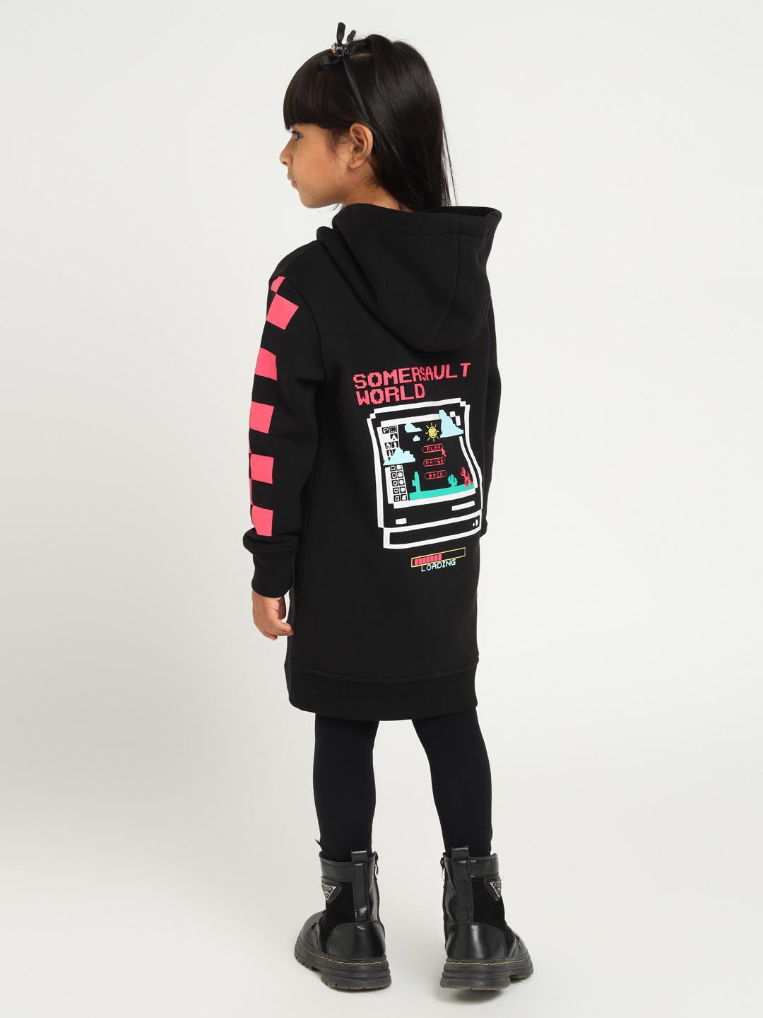 Gamer Girl Hooded Sweatshirt Dress