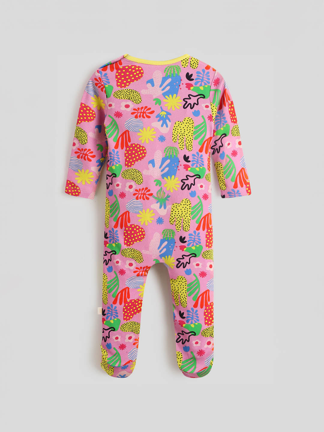 Flora Footed Cotton Sleepsuit