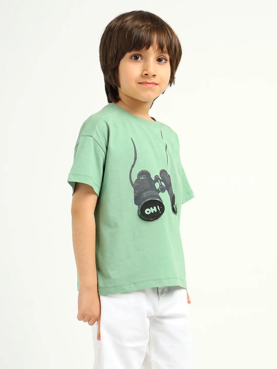 Binoculars Drop Shoulder Cotton Tee