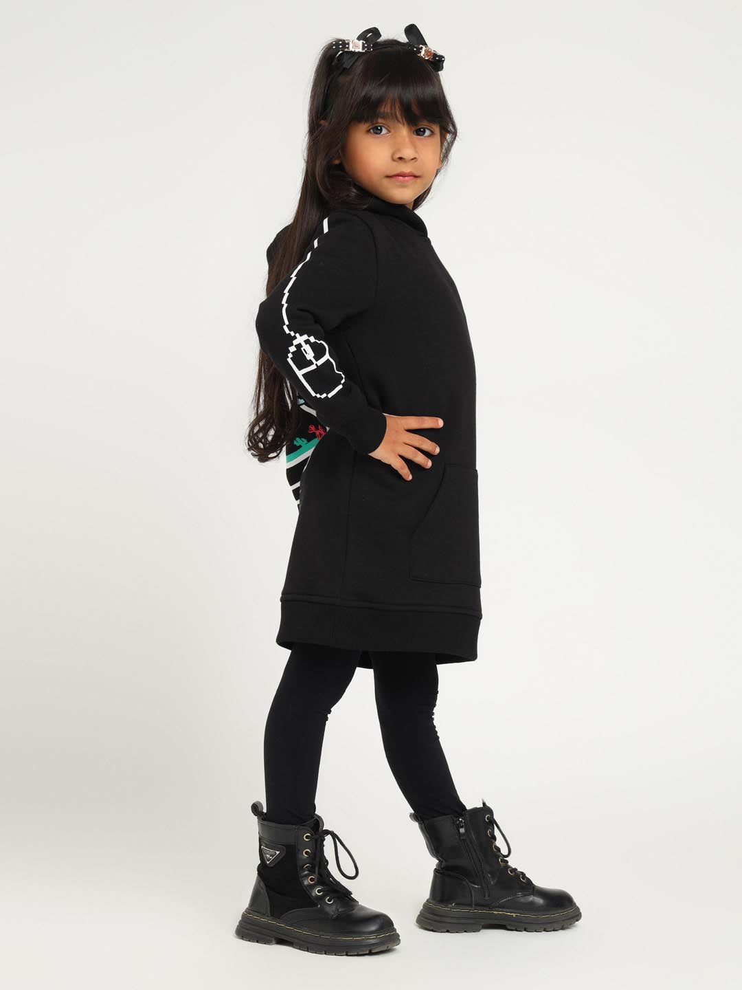 Gamer Girl Hooded Sweatshirt Dress