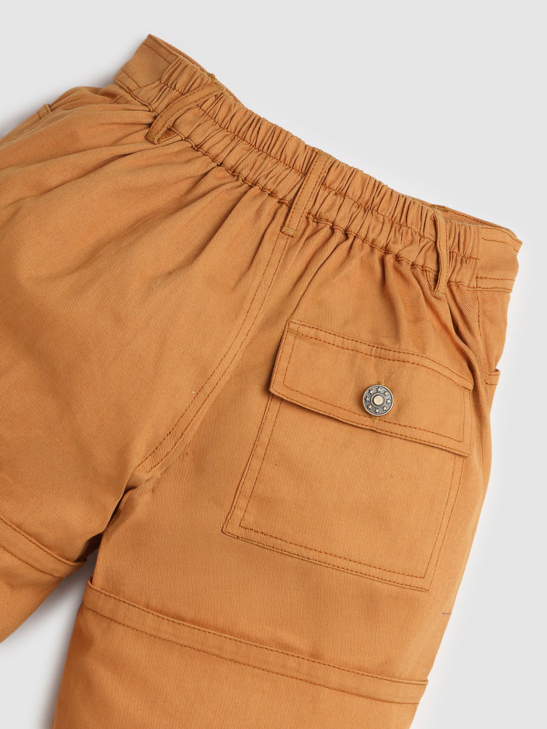 Brown Cotton Twill Pants