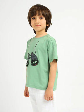 Binoculars Drop Shoulder Cotton Tee