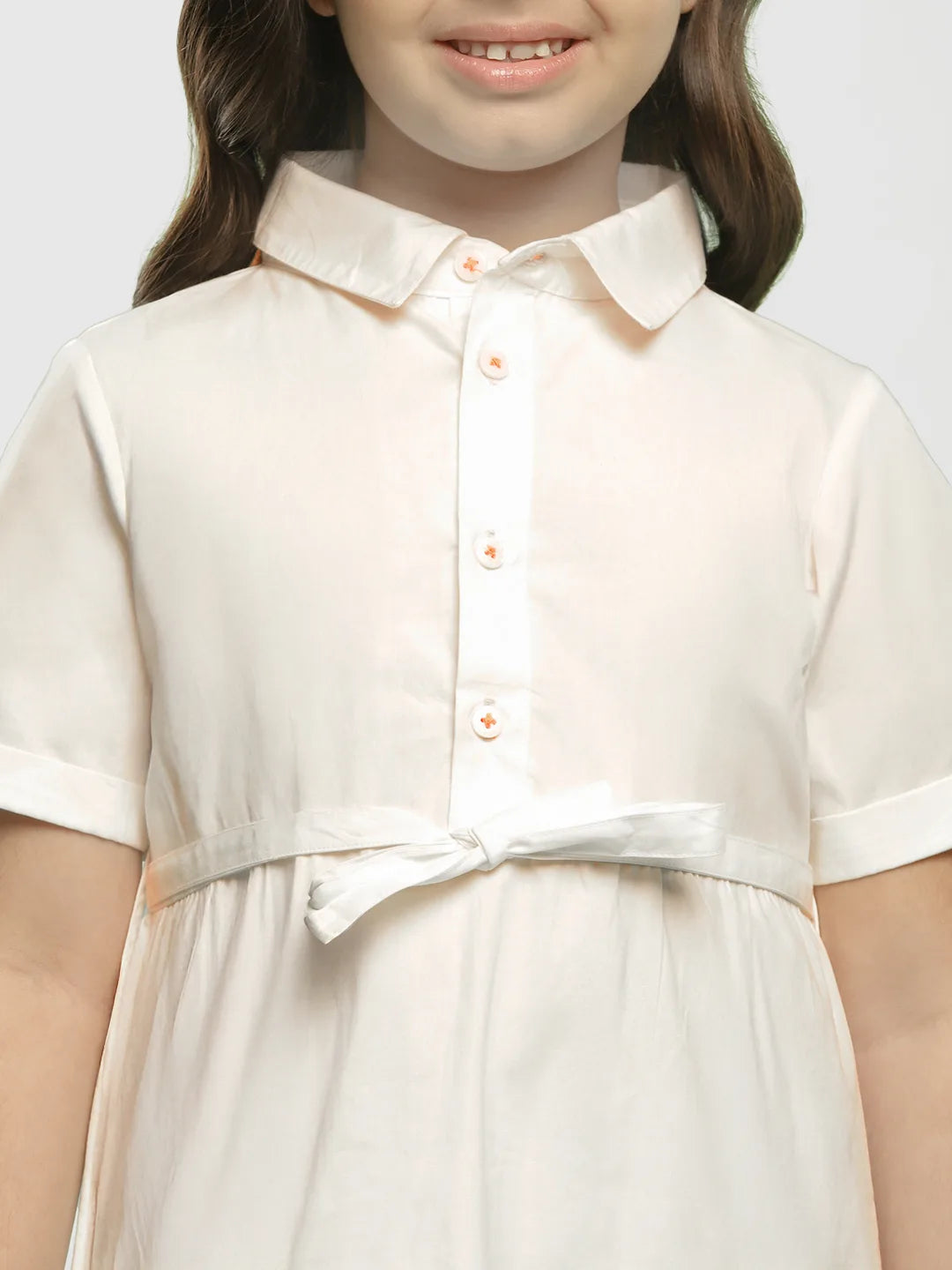 Santra Collared Cotton Shirt Dress