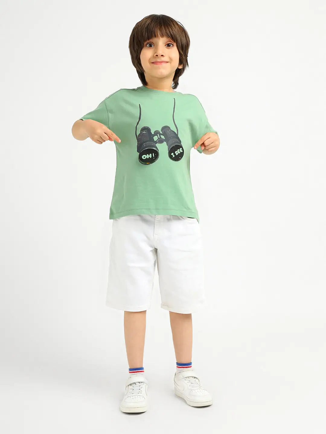 Binoculars Drop Shoulder Cotton Tee