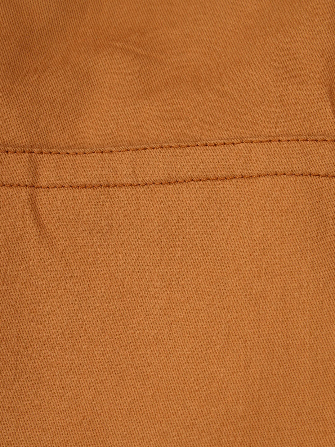 Brown Cotton Twill Pants