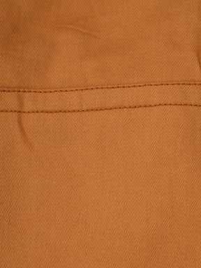 Brown Cotton Twill Pants