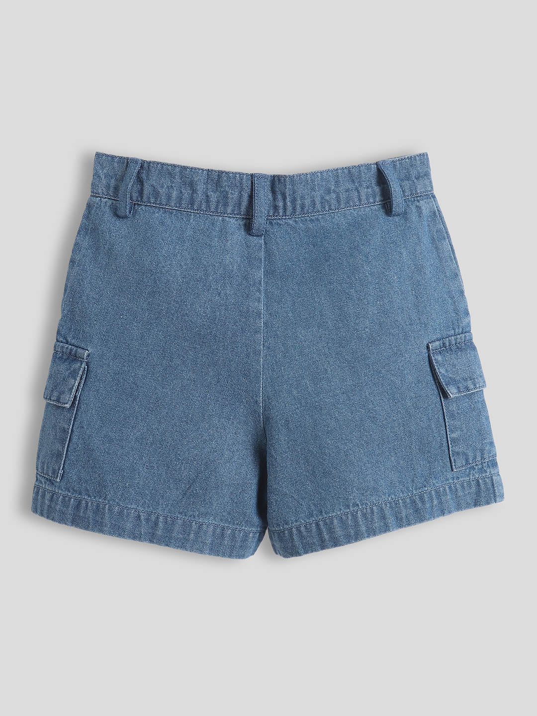 Happy Cotton Tee & Denim Shorts Set