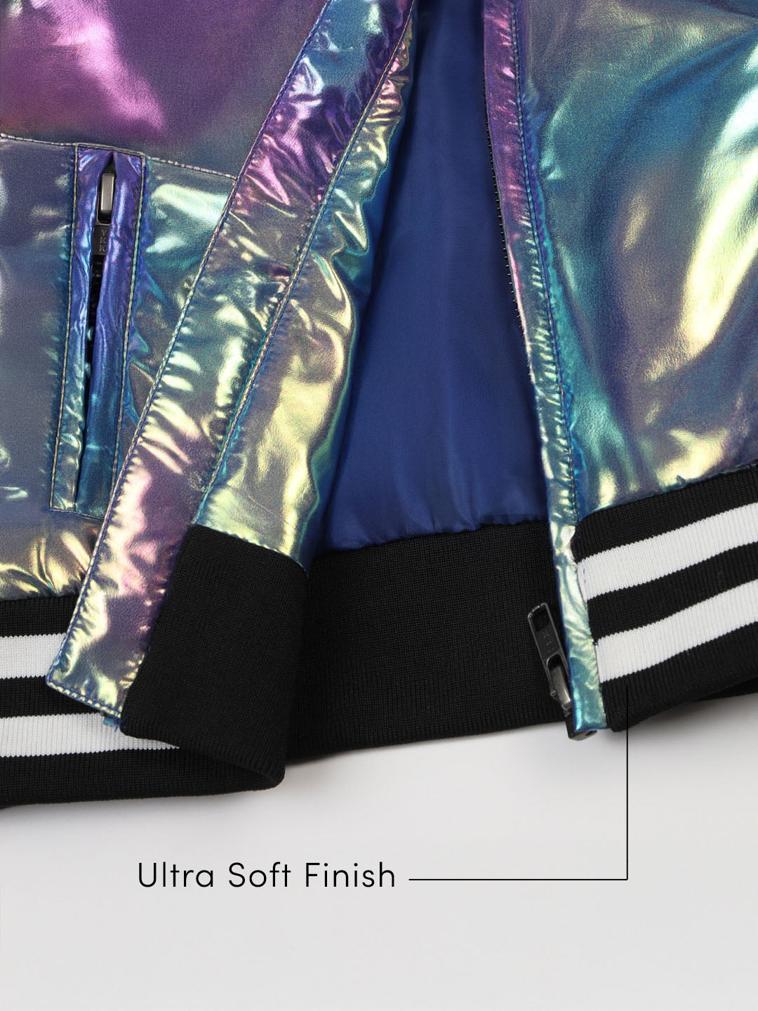 Metallic Bomber Jacket