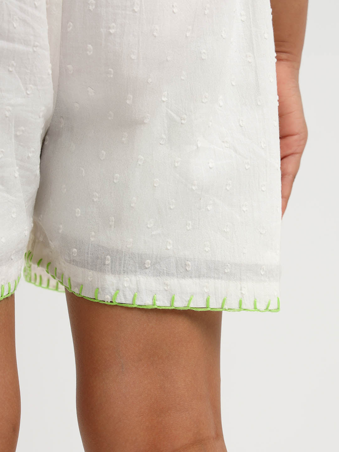 Flora Fauna Cotton Top & Shorts Set