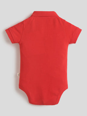 Red Polo Bodysuit